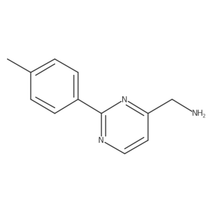 (2-(p-Tolyl)pyrimidin-4-yl)methanamine结构式