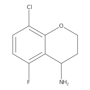 (R)-8-Chloro-5-fluorochroman-4-amine Structure