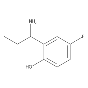 (R)-2-(1-Aminopropyl)-4-fluorophenolhcl Structure