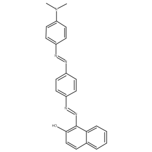 2-Naphthalenol, 1-[2-[4-[2-[4-(dimethylamino)phenyl]diazenyl]phenyl]diazenyl]- Structure