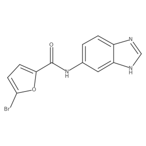 N-(1H-benzimidazol-5-yl)-5-bromofuran-2-carboxamide Structure