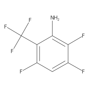 2,3,5-Trifluoro-6-(trifluoromethyl)aniline Structure