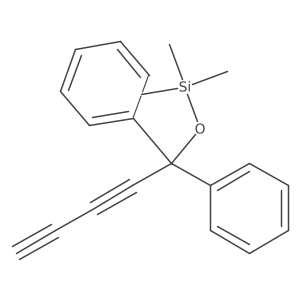 1,1a(2)-[1-[(Trimethylsilyl)oxy]-2,4-pentadiyn-1-ylidene]bis[benzene] Structure