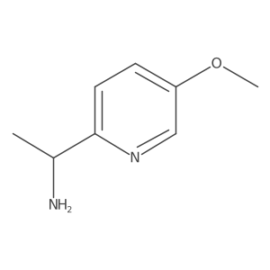 (S)-1-(5-Methoxypyridin-2-yl)ethan-1-amine Structure