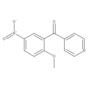 Methanone, (2-methoxy-5-nitrophenyl)-4-pyridinyl-结构式