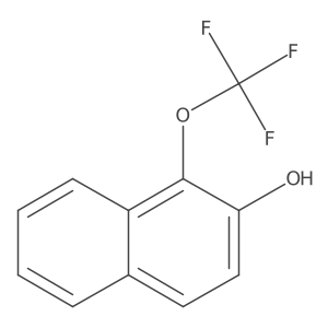 1-(Trifluoromethoxy)-2-naphthol Structure
