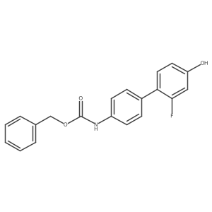 4-(4-Cbz-Aminopheny)-3-fluorophenol结构式