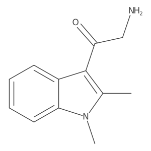 2-amino-1-(1,2-dimethyl-1H-indol-3-yl)ethan-1-one Structure