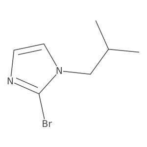 2-Bromo-1-isobutyl-1H-imidazole结构式
