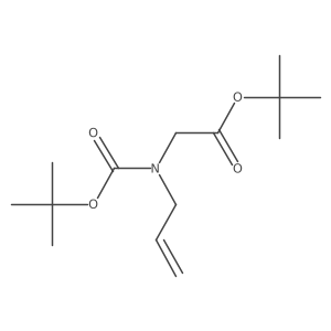 tert-Butyl N-allyl-N-(tert-butoxycarbonyl)glycinate结构式