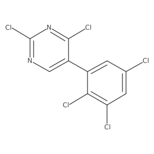 2,4-Dichloro-5-(2,3,5-trichlorophenyl)pyrimidine结构式