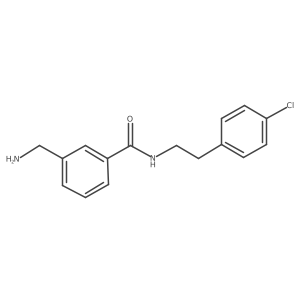 Benzamide, 3-(aminomethyl)-N-[2-(4-chlorophenyl)ethyl]-结构式