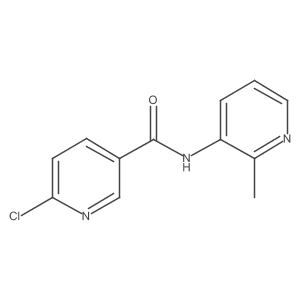 6-chloro-N-(2-methylpyridin-3-yl)pyridine-3-carboxamide Structure