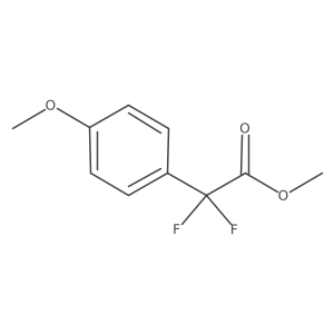 Methyl difluoro(4-methoxyphenyl)acetate结构式