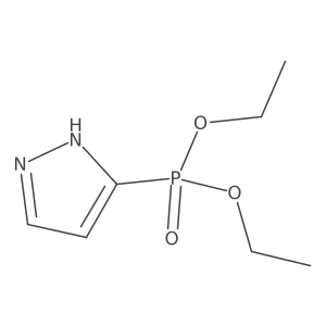 Diethyl 1H-pyrazol-3-ylphosphonate Structure
