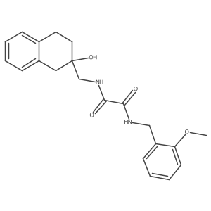 N1-((2-hydroxy-1,2,3,4-tetrahydronaphthalen-2-yl)methyl)-N2-(2-methoxybenzyl)oxalamide Structure