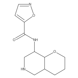 N-((4aS,8R,8aS)-octahydro-2H-pyrano[3,2-c]pyridin-8-yl)isoxazole-5-carboxamide结构式