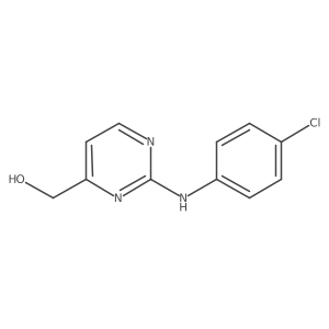(2-(4-Chlorophenylamino)pyrimidin-4-yl)methanol Structure