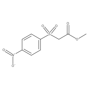 Methyl(p-nitrophenylsulfonyl)acetate Structure