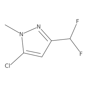 5-chloro-3-(difluoromethyl)-1-methyl-1H-pyrazole Structure