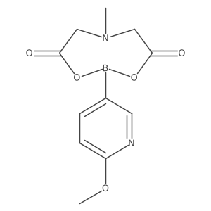 2-Methoxy-5-pyridinylboronicacidMIDAester结构式