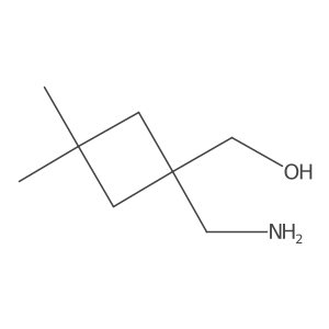 (1-(Aminomethyl)-3,3-dimethylcyclobutyl)methanol结构式