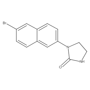 1-(6-Bromonaphthalen-2-yl)imidazolidin-2-one Structure