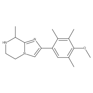 Imidazo[1,2-a]pyrazine, 5,6,7,8-tetrahydro-2-(4-methoxy-2,3,5-trimethylphenyl)-8-methyl-结构式
