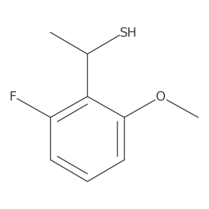 1-(2-Fluoro-6-methoxyphenyl)ethane-1-thiol结构式