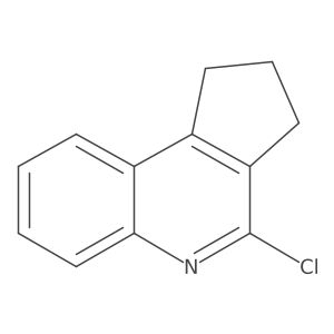 4-chloro-2,3-dihydro-1H-cyclopenta[c]quinoline结构式