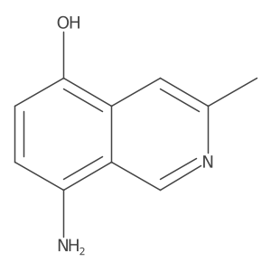 8-Amino-3-methylisoquinolin-5-ol Structure