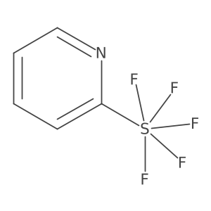 2-(Pentafluoro-l6-sulfanyl)pyridine结构式