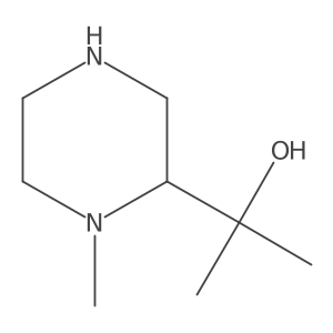 2-(1-Methylpiperazin-2-yl)propan-2-ol Structure