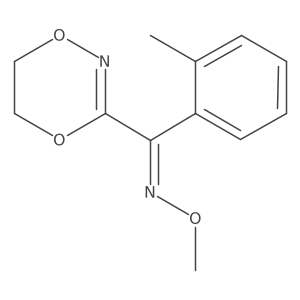 (E)-1-(5,6-dihydro-1,4,2-dioxazin-3-yl)-N-methoxy-1-(2-methylphenyl)methanimine Structure