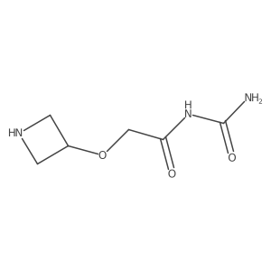 [2-(Azetidin-3-yloxy)acetyl]urea结构式