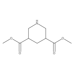 Rel-dimethyl (3S,5R)-piperidine-3,5-dicarboxylate结构式