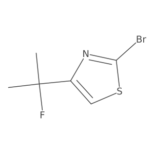 2-Bromo-4-(2-fluoropropan-2-yl)-1,3-thiazole Structure