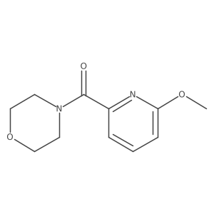 4-[(6-Methoxypyridin-2-yl)carbonyl]morpholine Structure