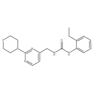 1-(2-Ethylphenyl)-3-((2-morpholinopyrimidin-4-yl)methyl)urea结构式