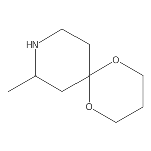 (8S)-8-methyl-1,5-dioxa-9-azaspiro[5.5]undecane Structure