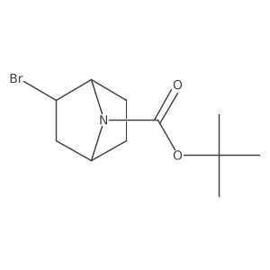 Tert-butyl 2-bromo-7-azabicyclo[2.2.1]heptane-7-carboxylate Structure