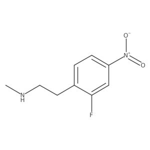 [2-(2-Fluoro-4-nitrophenyl)ethyl](methyl)amine结构式