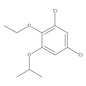 1,5-Dichloro-2-ethoxy-3-(propan-2-yloxy)benzene Structure