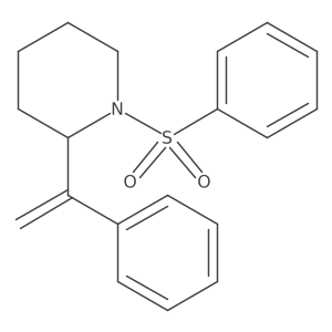 2-(1-Phenylethenyl)-1-(phenylsulfonyl)piperidine结构式