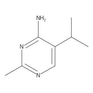 5-Isopropyl-2-methylpyrimidin-4-amine Structure
