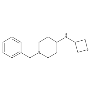 1-Benzyl-N-(thietan-3-yl)piperidin-4-amine结构式