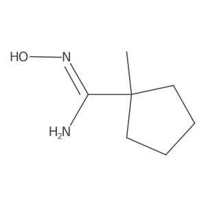 n-Hydroxy-1-methylcyclopentane-1-carboximidamide结构式