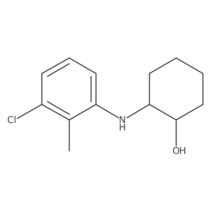 (1S,2S)-2-((3-Chloro-2-methylphenyl)amino)cyclohexan-1-ol Structure