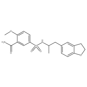 5-(N-(1-(2,3-dihydrobenzofuran-5-yl)propan-2-yl)sulfamoyl)-2-methoxybenzamide Structure