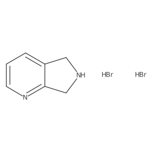 6,7-Dihydro-5H-pyrrolo[3,4-b]pyridine dihydrobromide结构式